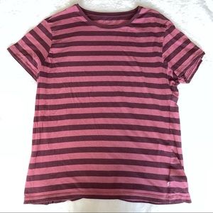 To The Max Pink and Purple Striped Shirt